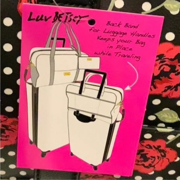 Betsey Johnson Weekender Bag and Crossbody Bag set NWT - Picture 6 of 16